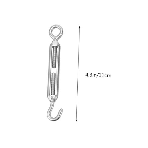 Luxshiny 5pcs Stainless Steel Flower Basket Screw Tensioner Oc Type Wire Rope Tightener for Use for Crafting and Home Decor in Saudi Arabia