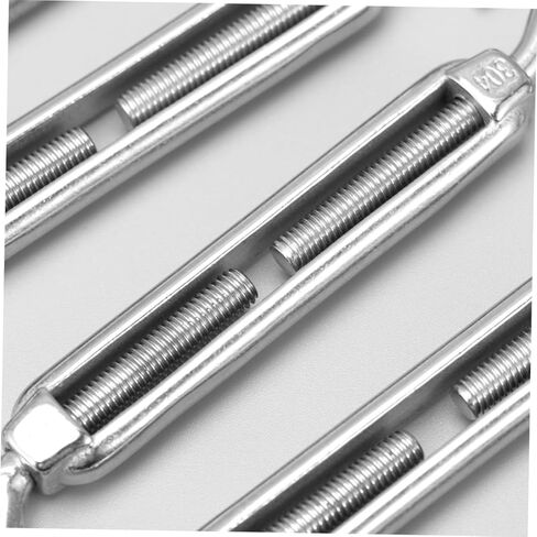 Luxshiny 5pcs Stainless Steel Flower Basket Screw Tensioner Oc Type Wire Rope Tightener for Use for Crafting and Home Decor in Saudi Arabia