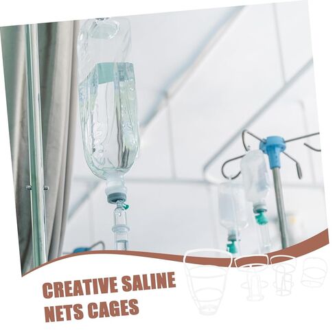 20pcs Infusion Bottle Net Cover Saline Net Sleeve for Hospital Use Portable Accessory in Saudi Arabia