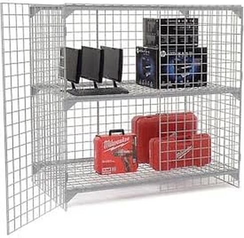 Wire Mesh Security Cage - Gray - 60 x 36 x 60 in. in Kuwait