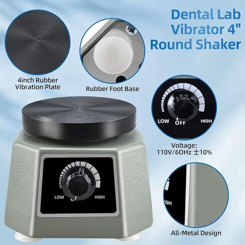 100W Lab 4" Round Shaker Lab Vibrator Laboratory Equipment in Kuwait