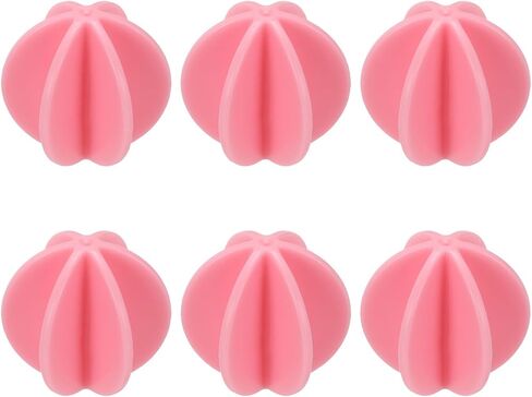 uxcell 6 Pcs Shaker Ball, 1.5" Protein Shaker Ball Plastic Stirring Mixer Whisk Shaker Replacement for Shake Drinking Bottle Cup Protein Bottle Sports Drink, Pink in Saudi Arabia