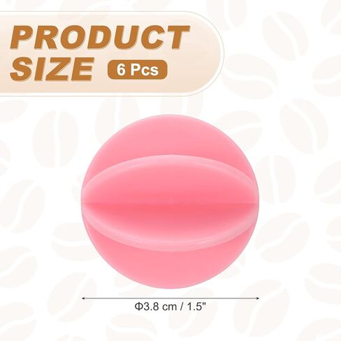 uxcell 6 Pcs Shaker Ball, 1.5" Protein Shaker Ball Plastic Stirring Mixer Whisk Shaker Replacement for Shake Drinking Bottle Cup Protein Bottle Sports Drink, Pink in Saudi Arabia