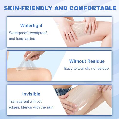 Thigh Lift Tape for Loose Skin, Waterproof Invisible Firming Patches for Legs, Reducing Thigh Friction, Lift and Patches Legs for Sagging Skin, Stomach, Arms, Body Tape for Women, 1BOX-B in Kuwait