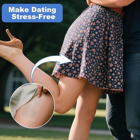 Thigh Lift Tape for Loose Skin, Waterproof Invisible Firming Patches for Legs, Reducing Thigh Friction, Lift and Patches Legs for Sagging Skin, Stomach, Arms, Body Tape for Women, 1BOX-B in Kuwait