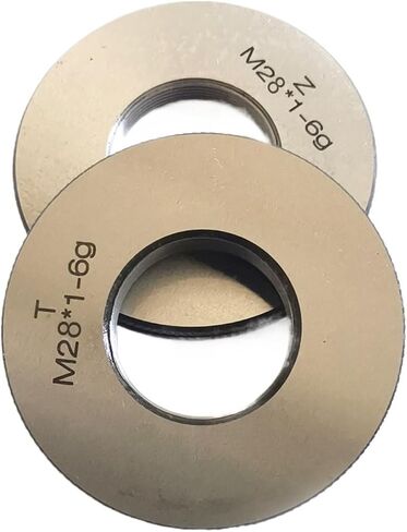6G Metric Thread Ring Gauge Set M28 M28X3 M28X2 M28X1.5 Pass and Stop TZ fine(M28X2.5 6G) in Saudi Arabia