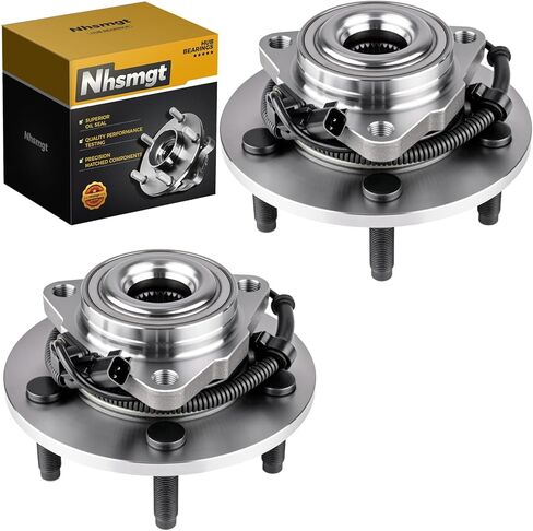 515113 Front Wheel Hub Bearing Assembly Compatible with Ram 1500 2006 2007 2008 2009 5 Lug with ABS 2pcs in Kuwait