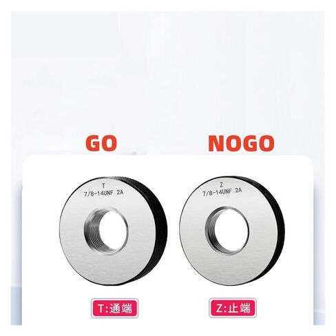 1 Set (1 Pass Gauge + Stop Gauge) 2A fine Tooth Ring UNC UNF UNS inch-7/8 inch Measuring Tool(1-7I16-8UN-2A) in Saudi Arabia