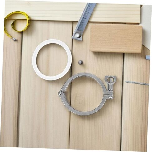Veemoon 3pcs Stainless Steel Quick Release Clamps Heavy-duty Precision Cast Pipe Hangers for Plumbing Industrial Applications Easy Installation in Saudi Arabia