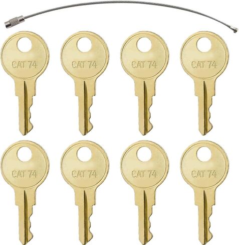 8PCS CAT74 33043 Dispenser Keys – Compatible with Bobrick Janitor Paper Towel, Toilet Tissue, Seat Cover, Napkin, Paper Cup, and Liquid Soap Dispensers in Kuwait