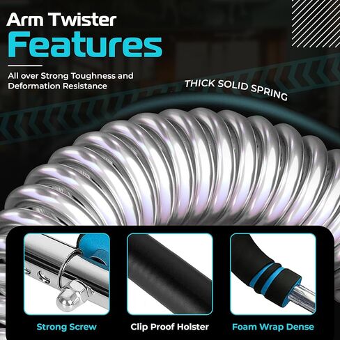 Multifunctional Arm Trainer – Chest Exercise Equipment – Chest Press Device – Arm Force Rod – Arm Twister for Home Gym – Strength Training – Upper Body Workout – Fitness Exercise Tool in Saudi Arabia