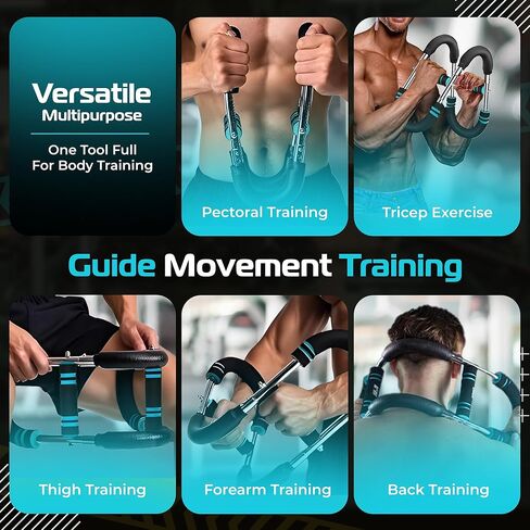 Multifunctional Arm Trainer – Chest Exercise Equipment – Chest Press Device – Arm Force Rod – Arm Twister for Home Gym – Strength Training – Upper Body Workout – Fitness Exercise Tool in Saudi Arabia