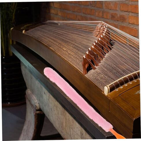 Toyvian Zithers Cleaning Brush Rabbit Hair Cleaner for Zithers Removal Tool with Comfortable Grip Compatibility for All String Instruments Portable Pink in Saudi Arabia