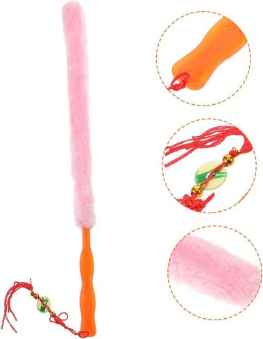 Toyvian Zithers Cleaning Brush Rabbit Hair Cleaner for Zithers Removal Tool with Comfortable Grip Compatibility for All String Instruments Portable Pink in Saudi Arabia
