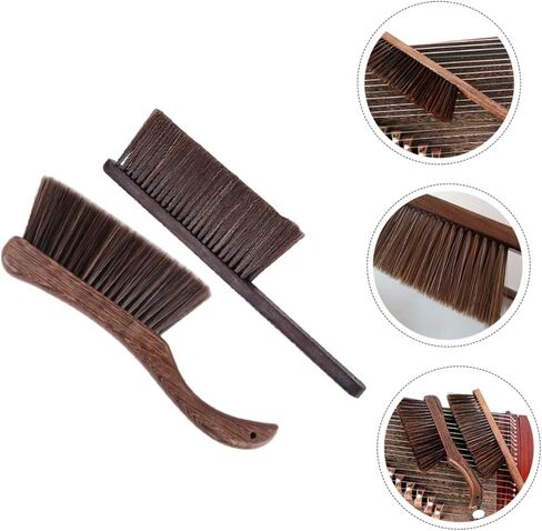 Sosoport 2 قطعة فرشاة تنظيف Guzheng شعيرات ناعمة أداة إزالة الغبار لأداة تنظيف الآلات الموسيقية السنطورية in Saudi Arabia