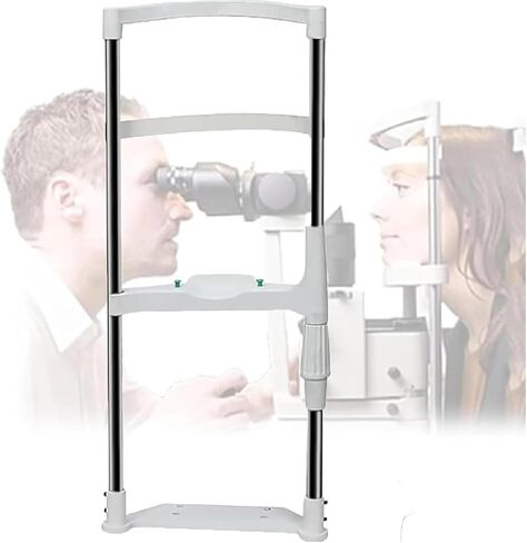 Vision Training Forehead Bracket, Chin Rest Forehead Support Optometry Accessories, Height Adjustable for Auto Refractometer, Vision Training in Kuwait