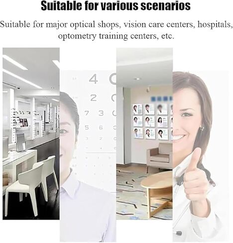 Vision Training Forehead Bracket, Chin Rest Forehead Support Optometry Accessories, Height Adjustable for Auto Refractometer, Vision Training in Kuwait