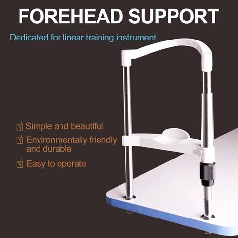 دعامة رفع الذقن للبصريات، دعامات الجبهة لتدريب الرؤية مع مقبض تعديل الرفع والخفض، ودعم مقياس الانكسار التلقائي، وتدريب الرؤية، والأدوات البصرية in Kuwait