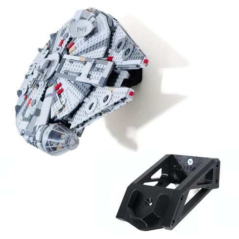 حل العرض المثبت على الحائط لـ Lego Star Wars Millennium Falcon 75257 & 75105 - حامل العرض الآمن والحديث لهواة الجمع in Kuwait