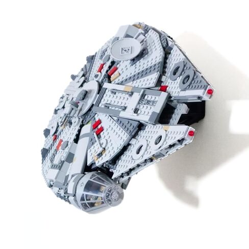 حل العرض المثبت على الحائط لـ Lego Star Wars Millennium Falcon 75257 & 75105 - حامل العرض الآمن والحديث لهواة الجمع in Kuwait