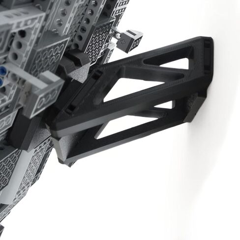 حل العرض المثبت على الحائط لـ Lego Star Wars Millennium Falcon 75257 & 75105 - حامل العرض الآمن والحديث لهواة الجمع in Kuwait