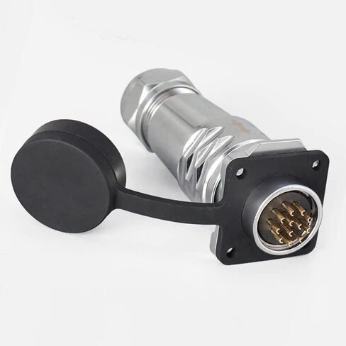 SF20-12 Pin Waterproof Plug+Socket 4-Hole Flange Aviation Circular Quick Push-Pull Industrial Metal in Saudi Arabia