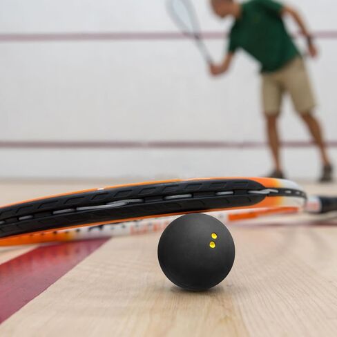 OUNONA Small Single Dot Squash Ball High Elastic Lightweight Rubber Training Racket Ball for Indoor Practice and Beginner Competition in Kuwait