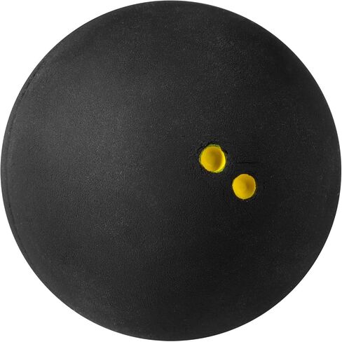 Competition Squash Ball Double Yellow Dot High Elasticity Small Slow Bounce Racket Ball for Training and Beginner Indoor Use in Kuwait