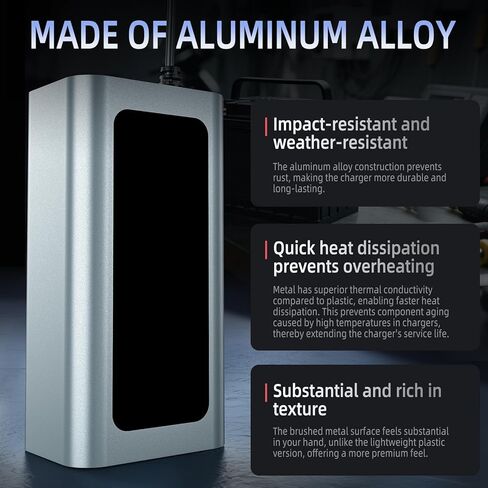 شاحن بطارية السيارة، شاحن بطارية 12 فولت 6 أمبير مع تعويض درجة الحرارة لإزالة الكبريت للسيارة والشاحنات والدراجات النارية وجزازة العشب وبطارية حمض الرصاص البحرية in Kuwait