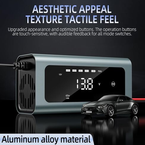 شاحن بطارية السيارة، شاحن بطارية 12 فولت 6 أمبير مع تعويض درجة الحرارة لإزالة الكبريت للسيارة والشاحنات والدراجات النارية وجزازة العشب وبطارية حمض الرصاص البحرية in Kuwait