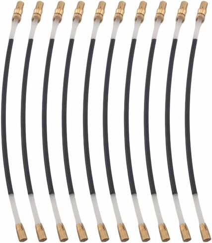 10PCS 3/4 4/4 Size Violin Nylon Tailpiece with Brass Screws Musical Instruments Part Compatible with Replacement Tail Rope in Saudi Arabia