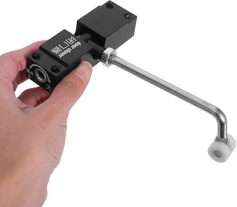 Automatic Door Closer 2pcs Dual Spring Aluminum Alloy Square Sliding Pulley Adjustable Self-Closing Door Closer for Home and Commercial Use in Kuwait