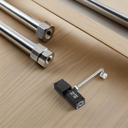 Automatic Door Closer 2pcs Dual Spring Aluminum Alloy Square Sliding Pulley Adjustable Self-Closing Door Closer for Home and Commercial Use in Kuwait