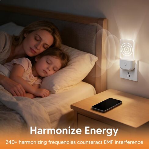 EMF Harmonizer – Whole House EMF Protection up to 2000 Sq Ft, Bio-Resonance Technology, Plug-in EMF Neutralizer for Home & Travel in Saudi Arabia