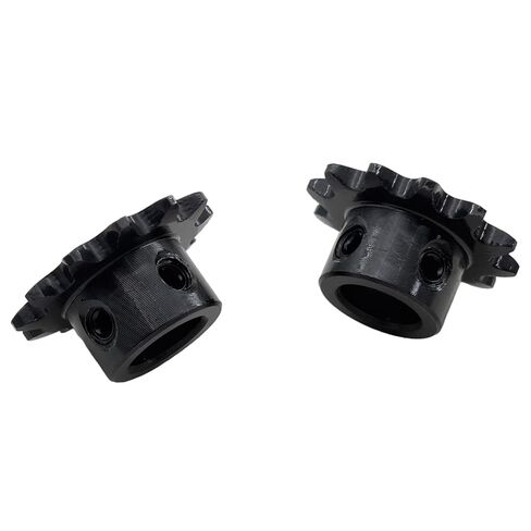 2PCS #25 Roller Chain Sprocket Type B 10mm Bore 12 Tooth, Hardened Antirust 1045 Steel Drive Sprockets 25B12-10mm in Saudi Arabia