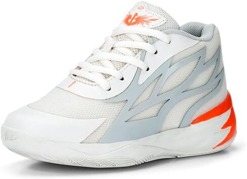 PUMA Kids Boys Mb.02 Q2 Comm Basketball Sneakers Shoes - Grey in Saudi Arabia