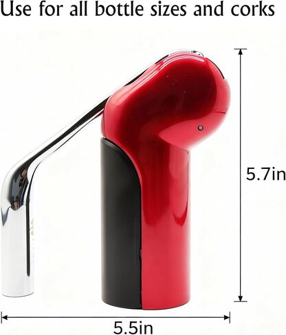 Vertical Corkscrew Wine Opener - One-Pull Smooth extraction with Foil Cutter Instant Lever Corkscrew in Saudi Arabia