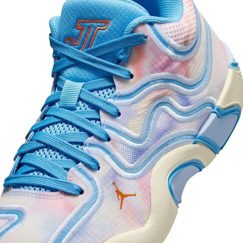 حذاء كرة السلة Nike Tatum 3 Big Kids (أزرق جامعي/عاجي شاحب/لون ملكي/كاميليا) مقاس 5 in Saudi Arabia