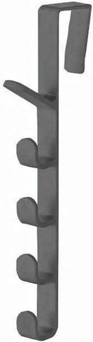 Black Over Door Hanger – Multi-Functional Door Hook Rack for Hanging Clothes, Bags & Towels – Space-Saving Home Organizer in Kuwait