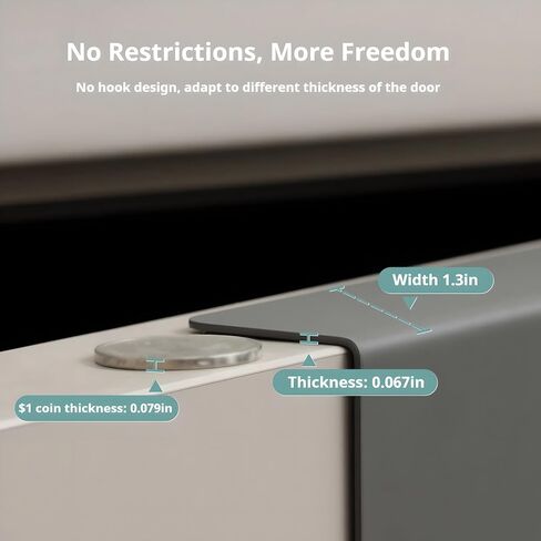 Over The Door Rack for Hanging Clothes, Towel Hooks for Bathroom Over Door Heavy Duty, Over The Door Organizer with Hooks (Milky White) in Saudi Arabia
