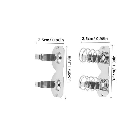 10sets Battery Charger Contact Spring Contact Plate for Batteries Enhanced Conductivity Construction Wide Compatibility in Saudi Arabia