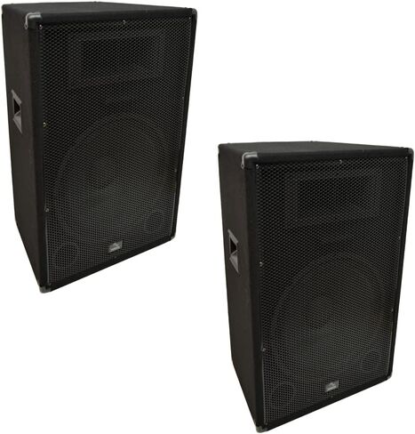 Harmony Audio HA-V15P Pro DJ Venue Series 15" Passive 900W PA Speaker 2-Way Cabinet -Pair in Saudi Arabia