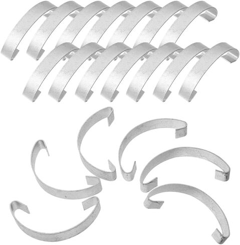 20pcs Steel Chicken Cage Door Latches 45mm Wire Tension Spring Hooks Poultry Breeding Cage Lock Accessories for Chicken Coop in Saudi Arabia