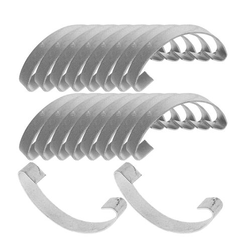 jojofuny 20pcs Steel Chicken Cage Door Latches 45mm Poultry Cage Hooks Metal Snap Hooks for Rabbit Fixing Industrial Hardware in Saudi Arabia