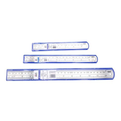 Metal Straight Edge Ruler Double Side (Inch,Centimeters) Stainless Steel Ruler Woodworking Drawing Measuring Tools Metal Straight Edge Ruler for Baking/Cutting in Saudi Arabia
