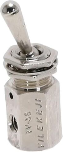 Exhaust valve 2 Way ON/OFF, M5 Thread Toggles Switch, TV-3S Air Pneumatic Mechanical Valve, 1pc in Kuwait