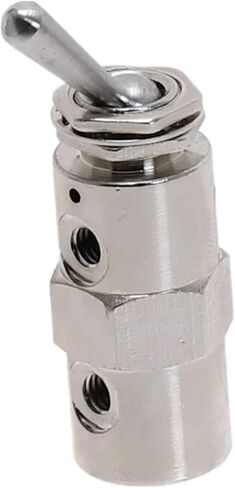 Toggle valve 2 Position 5 Way, Cylindrical Mechanical Air Pneumatic Valve switch TAC2-4V, 1pc in Saudi Arabia