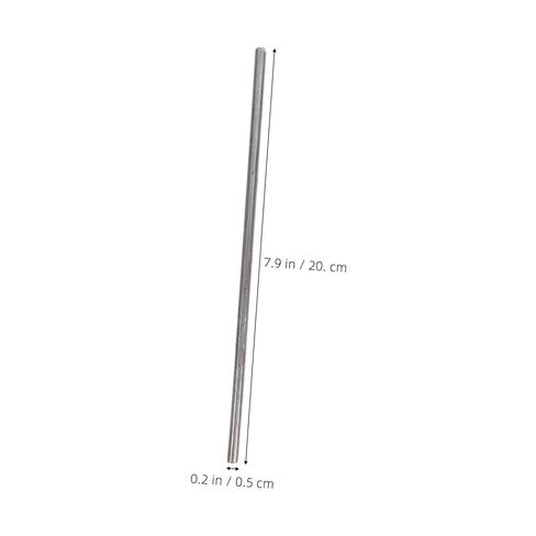 مجموعة قضبان معدنية لعرض نقل الحرارة من KICHOUSE، قضبان خشبية من الألومنيوم والنحاس والحديد والبلاستيك والسيراميك للتجارب العلمية والحرف اليدوية، مجموعة مواد متنوعة مكونة من 8 قطع in Saudi Arabia