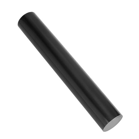 AHANDMAKER 3 Pack HDPE Rod 2 x 13in Plastic Round Rods Dowel Support Components for Parts Manufacturing Mechanical Processing Projects Model Making Decoration, Black in Saudi Arabia