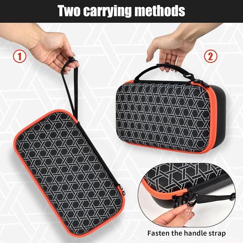 casmilee Wireless Microphone Case Compatible with JBL Wireless Two Microphone System & PartyBox Wireless Mic, Handheld Dual Mic Travel Bag for Singing or Karaoke for Receivers (Box Only) (Black) in Saudi Arabia